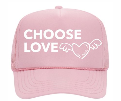 Choose- Love -Trucker- Hat - Made - With -Love